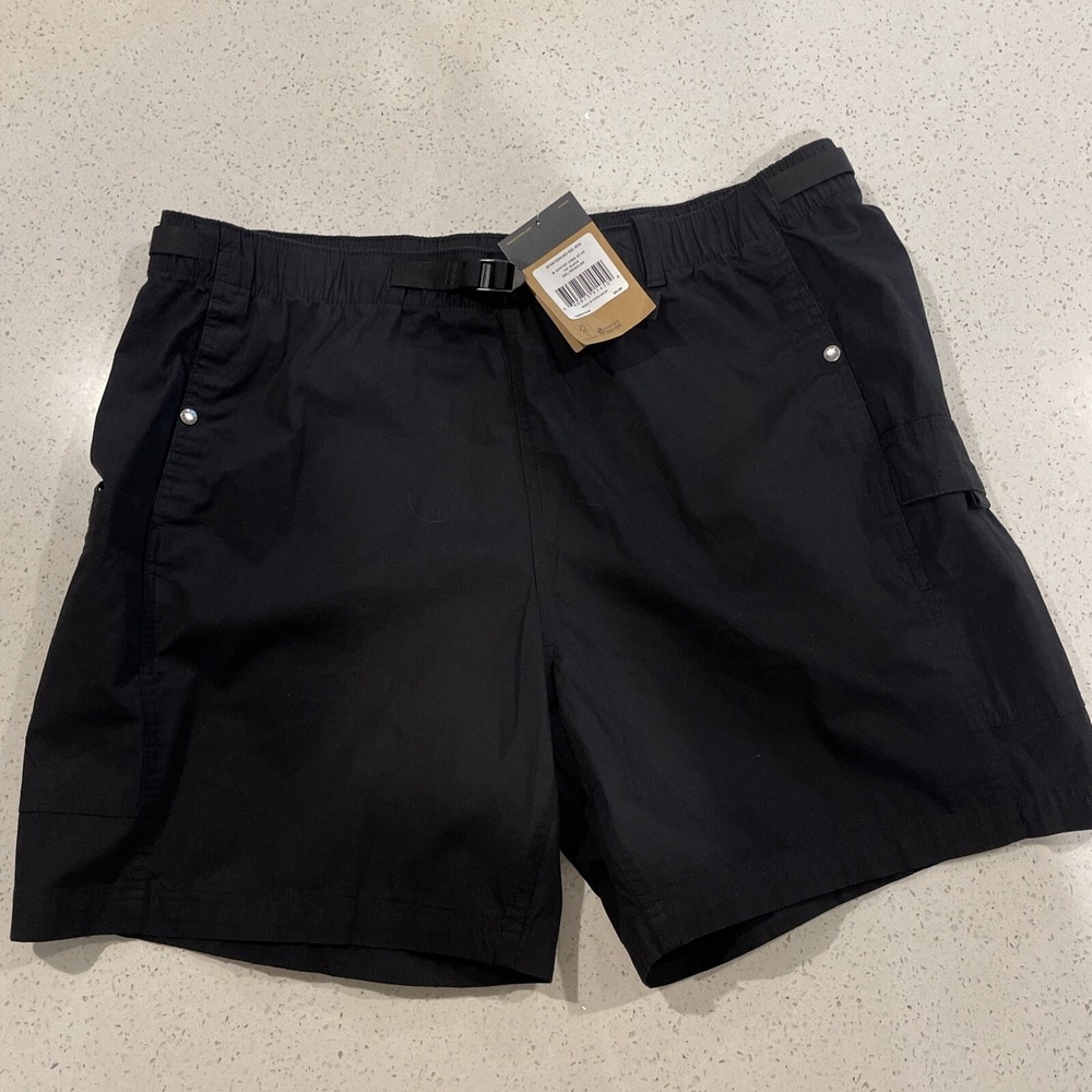 The North Face Ripstop EZ Cargo Black Shorts w/Belt - Men's Size 2XL - NWT